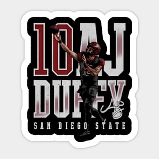 Aj Duffy Player Name Sticker